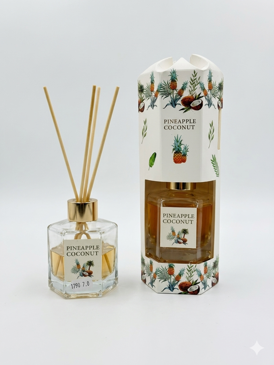 Hexagon Reed Diffuser – Luxury Scent Collection