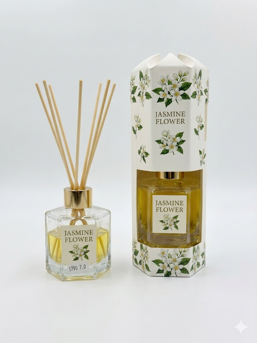 Hexagon Reed Diffuser – Luxury Scent Collection