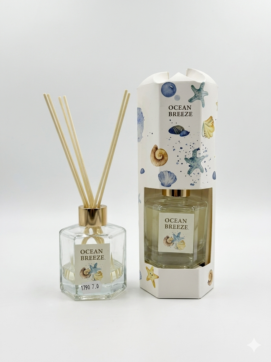 Hexagon Reed Diffuser – Luxury Scent Collection