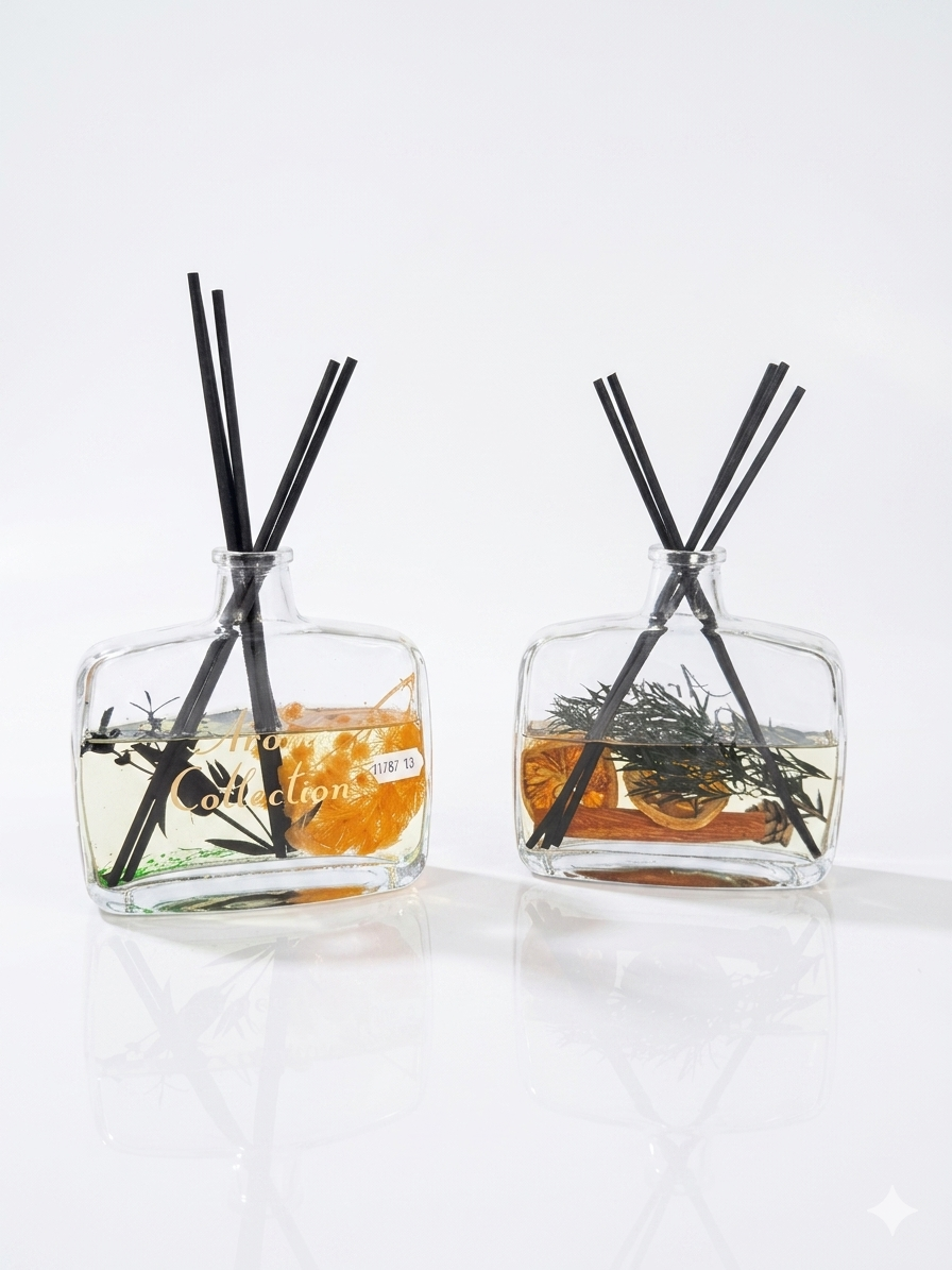 Reed Diffuser with Dried Flowers – 350ml