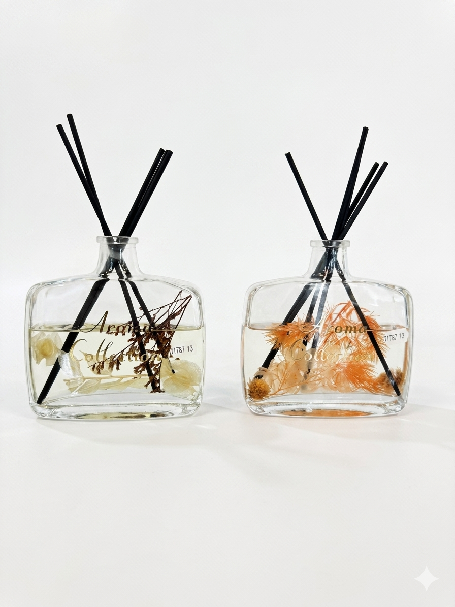 Reed Diffuser with Dried Flowers – 350ml