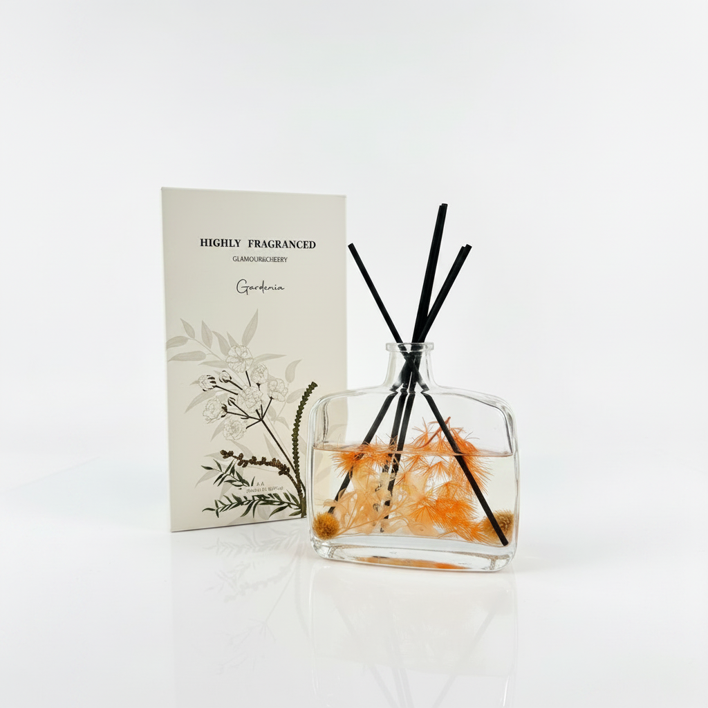 Reed Diffuser with Dried Flowers – 350ml