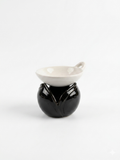 Black and white Tulip Oil Burner