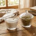 Glass Sugar Jar with Lid