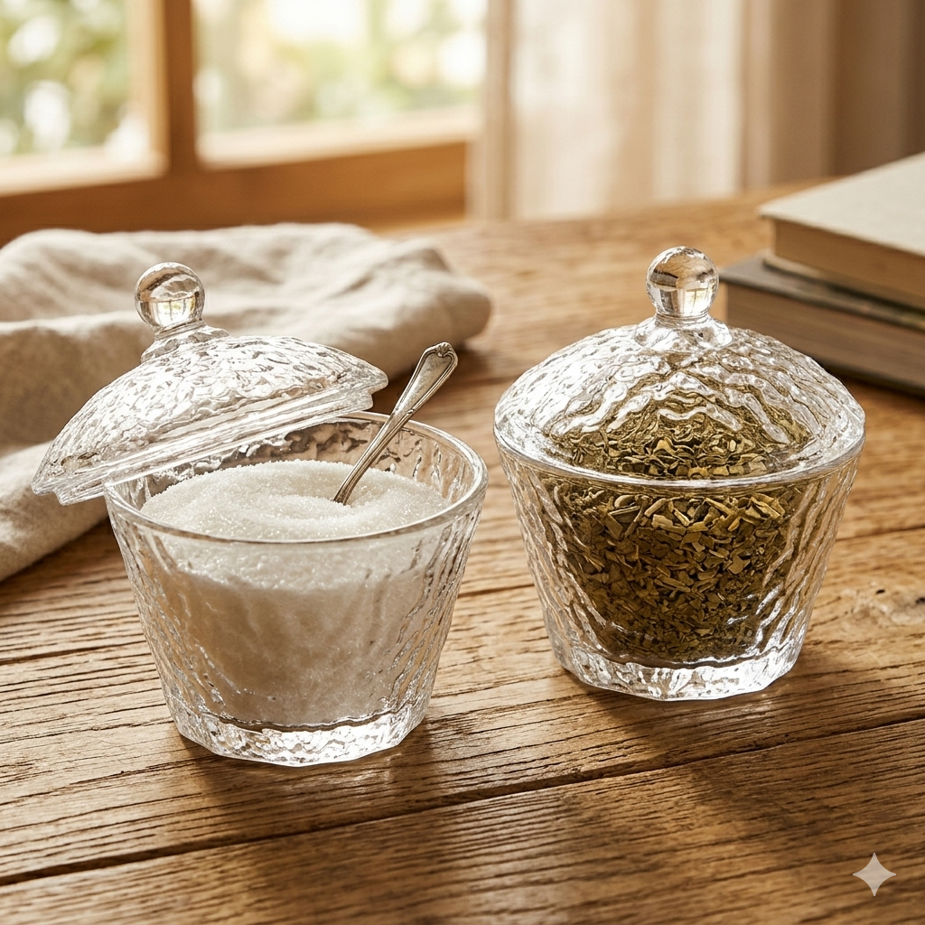 Glass Sugar Jar with Lid