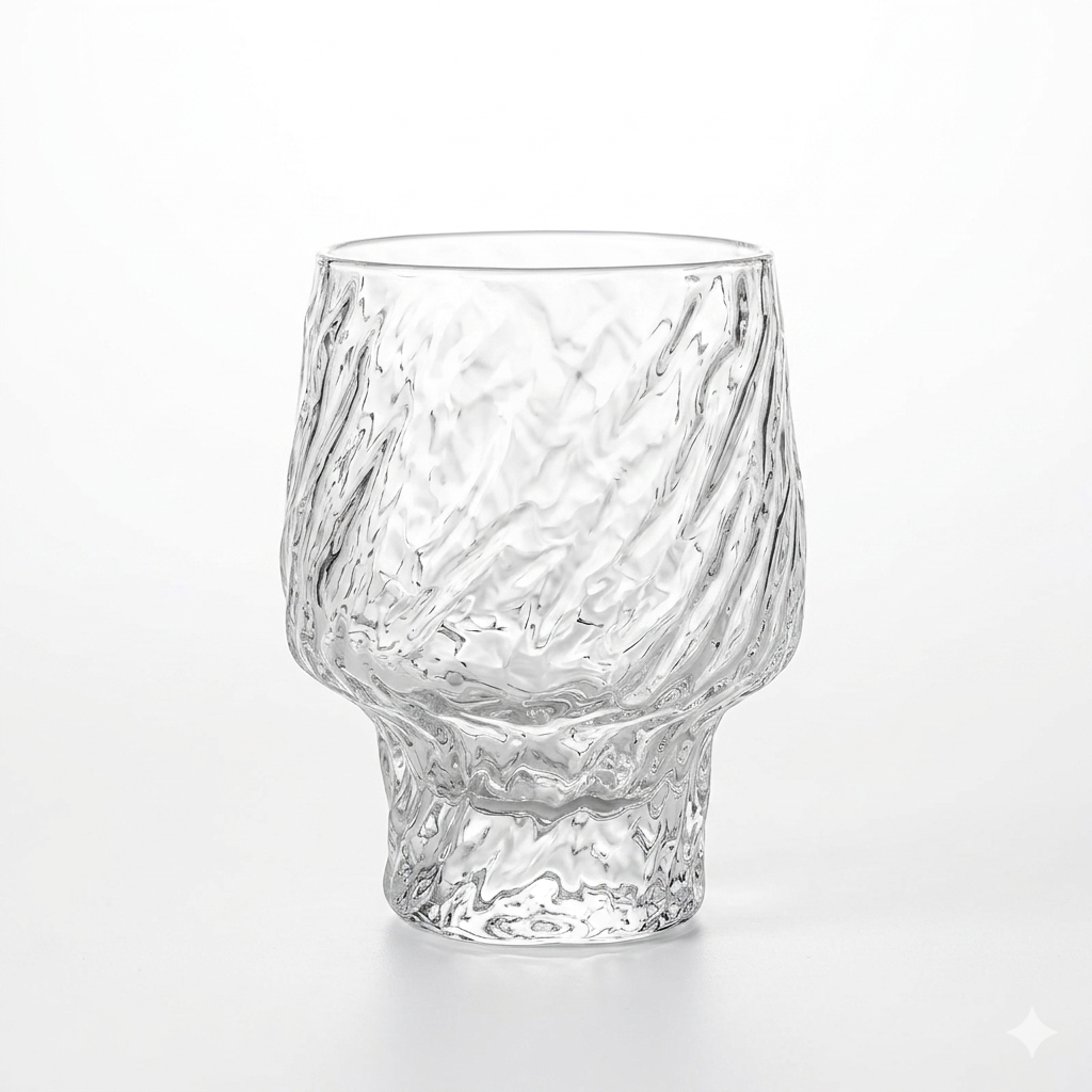 Textured Wave Glass Set of 6