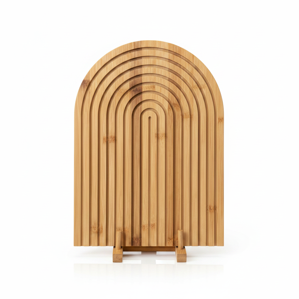 Bamboo Arch Trivet - White Background