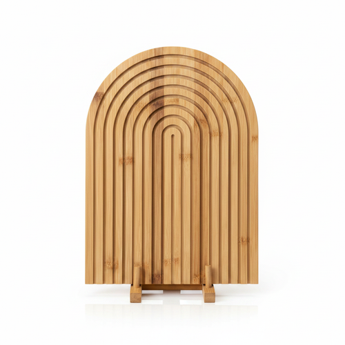 Bamboo Arch Trivet - White Background