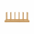 Bamboo Plate Rack