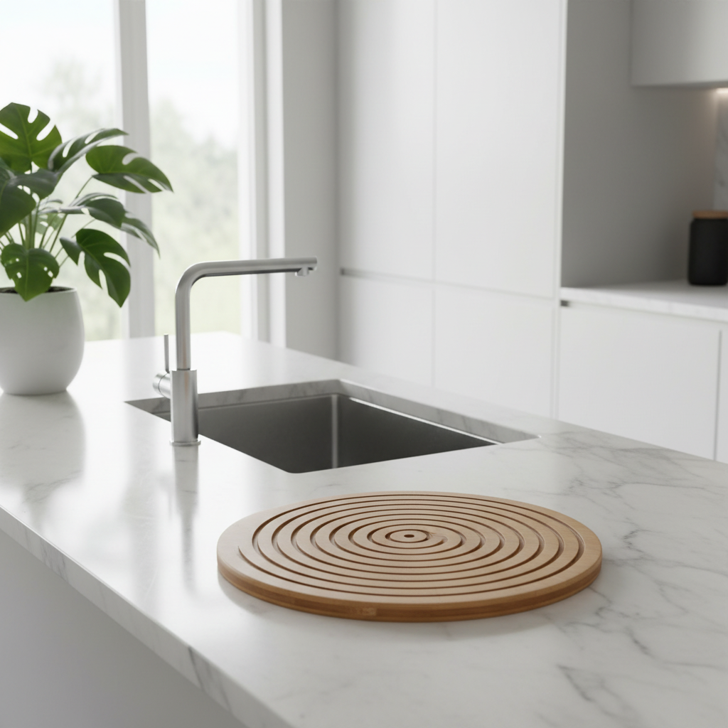 Bamboo Trivet - Kitchen Lifestyle