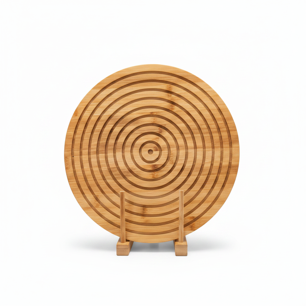 Bamboo Trivet - White Background