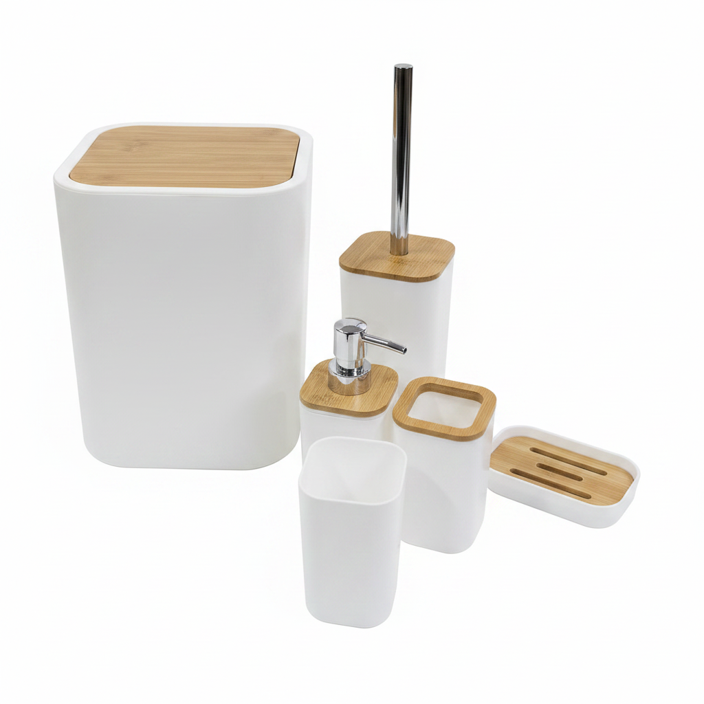 Bathroom Set - White Background
