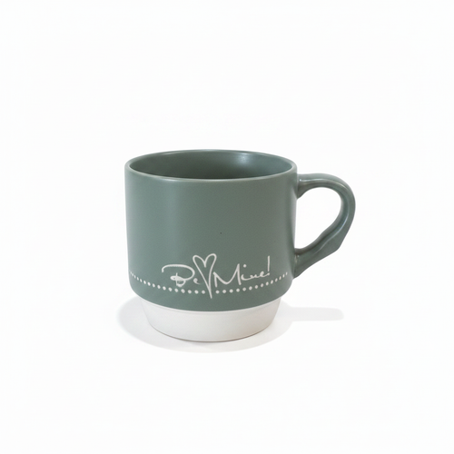 Be Mine Sage Green Mug