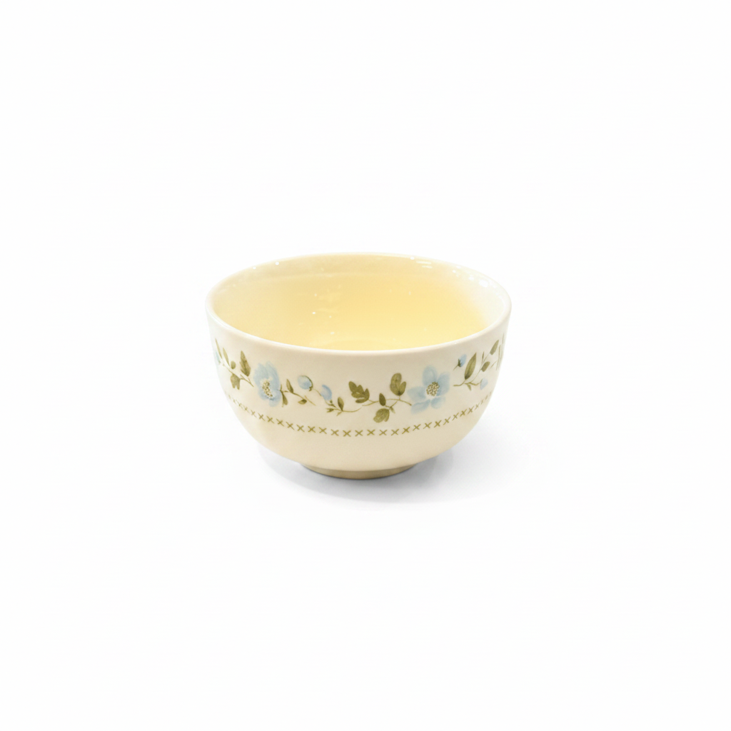 Blue Floral Ceramic Bowl