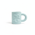 Blue Mug with Flower