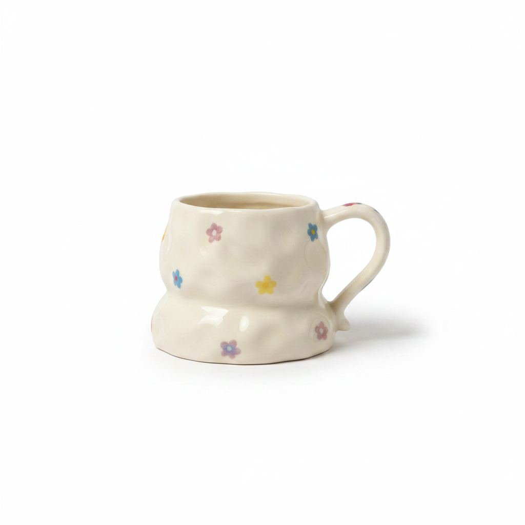 Blue Pink Yellow Mug