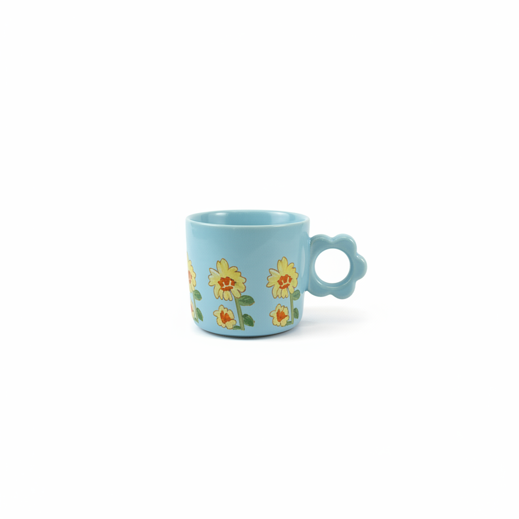 Blue Sunflower Mug