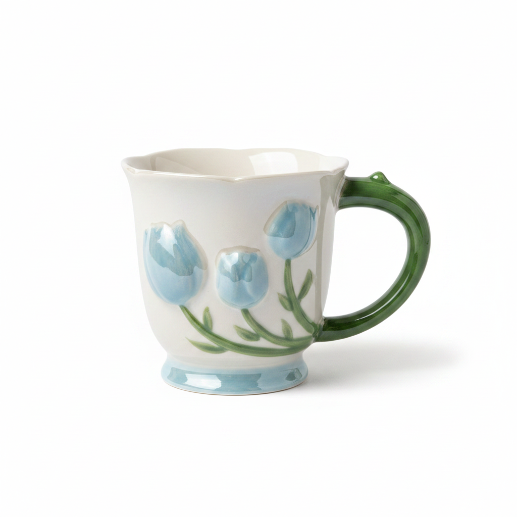Blue Tulip Mug