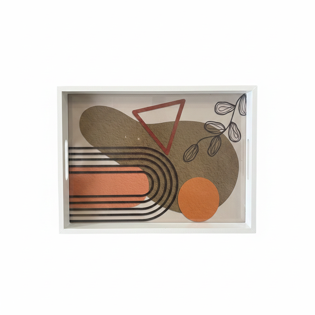 Boho Earth Tone Art Tray