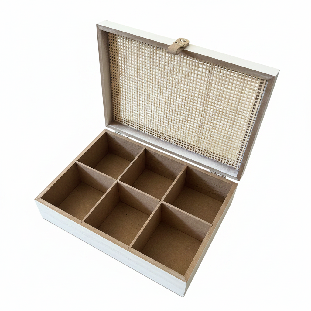 Box Open 6 Compartments