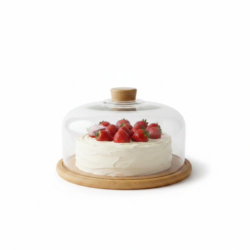 Cake Dome with Strawberry Cake