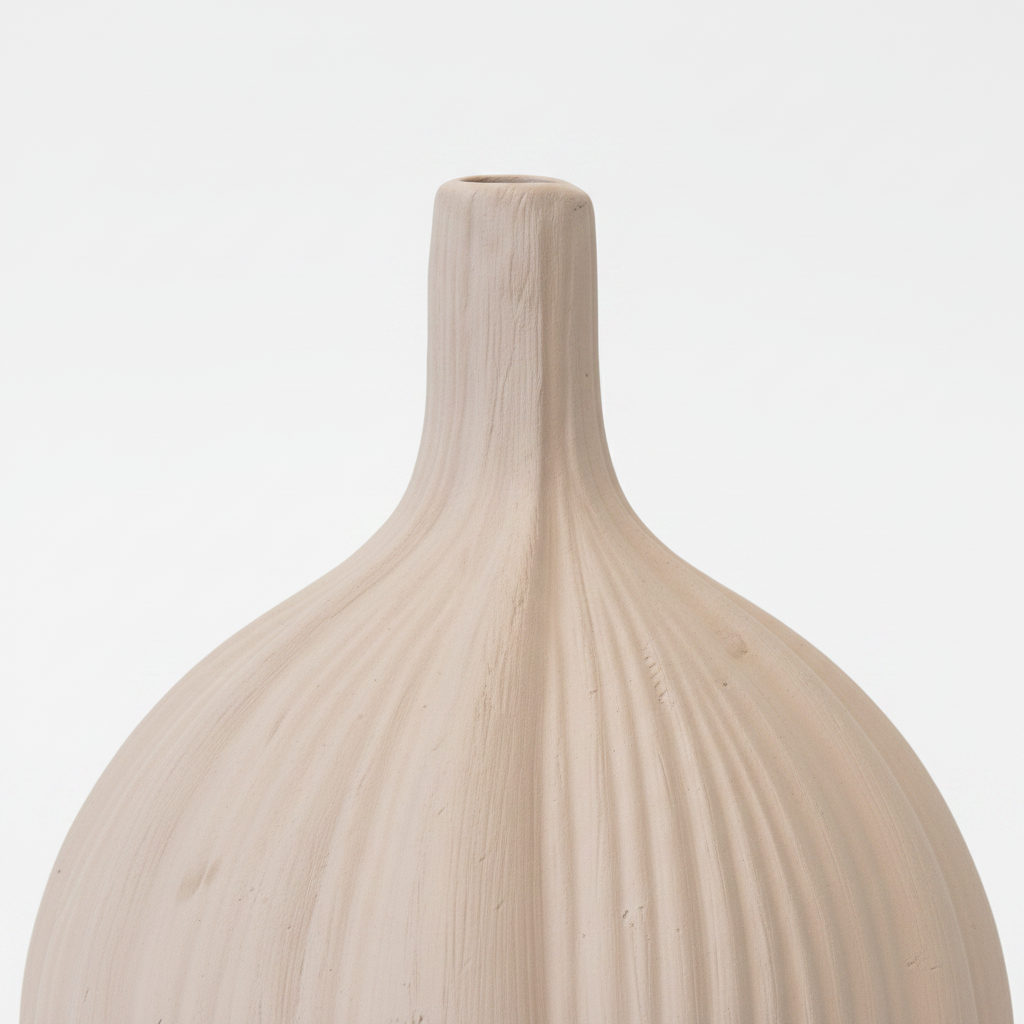 Ceramic Onion Vase Close-up