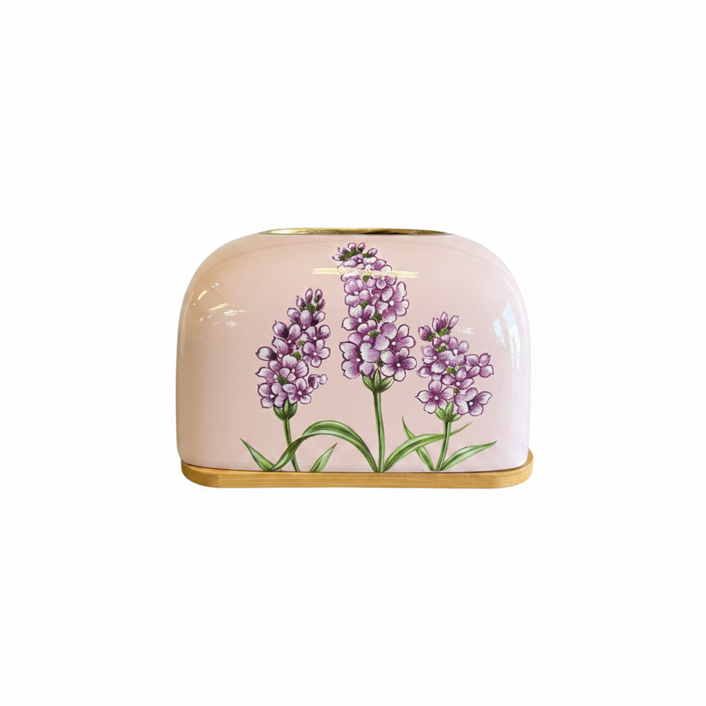 Ceramic Tissue Box - White Background