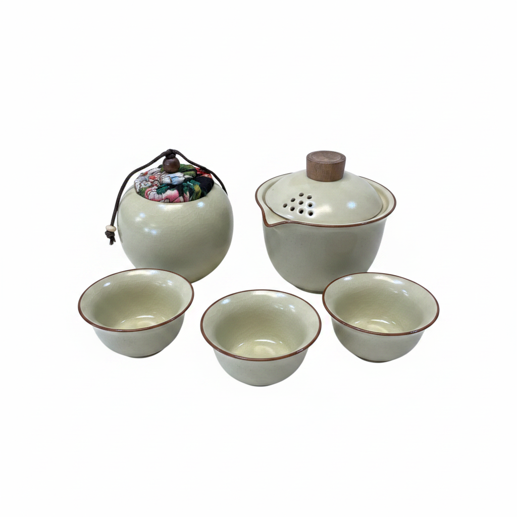 Ceramic Travel Tea Set