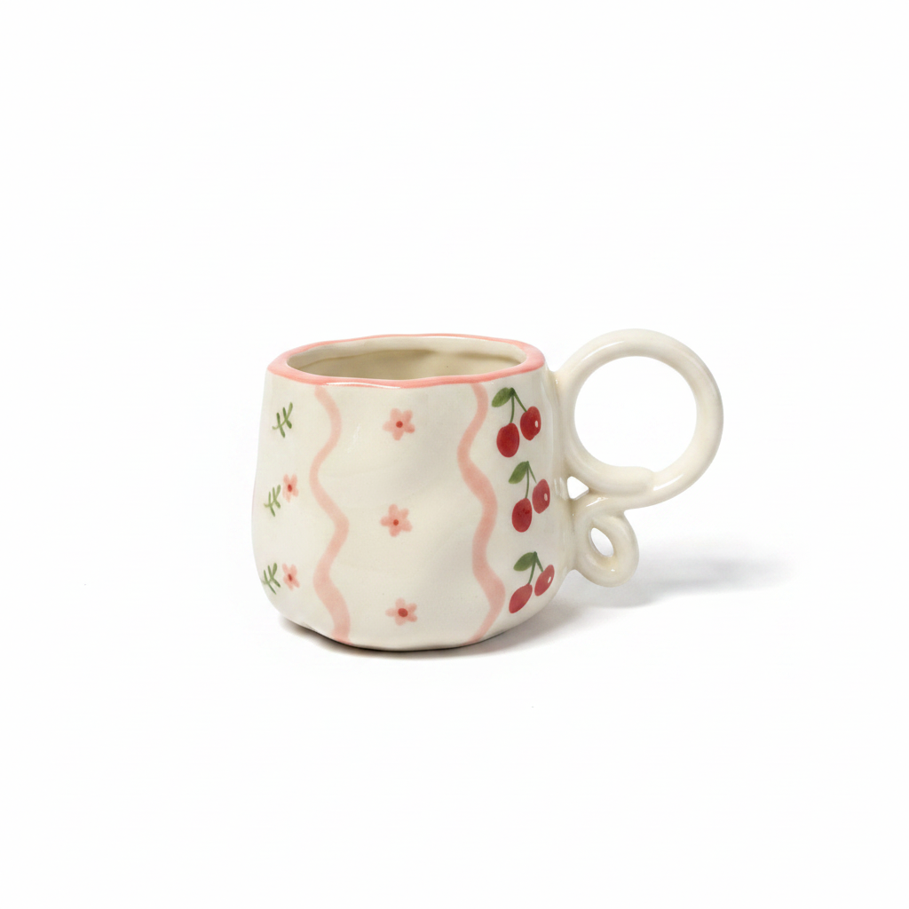 Cherry Ceramic Mug