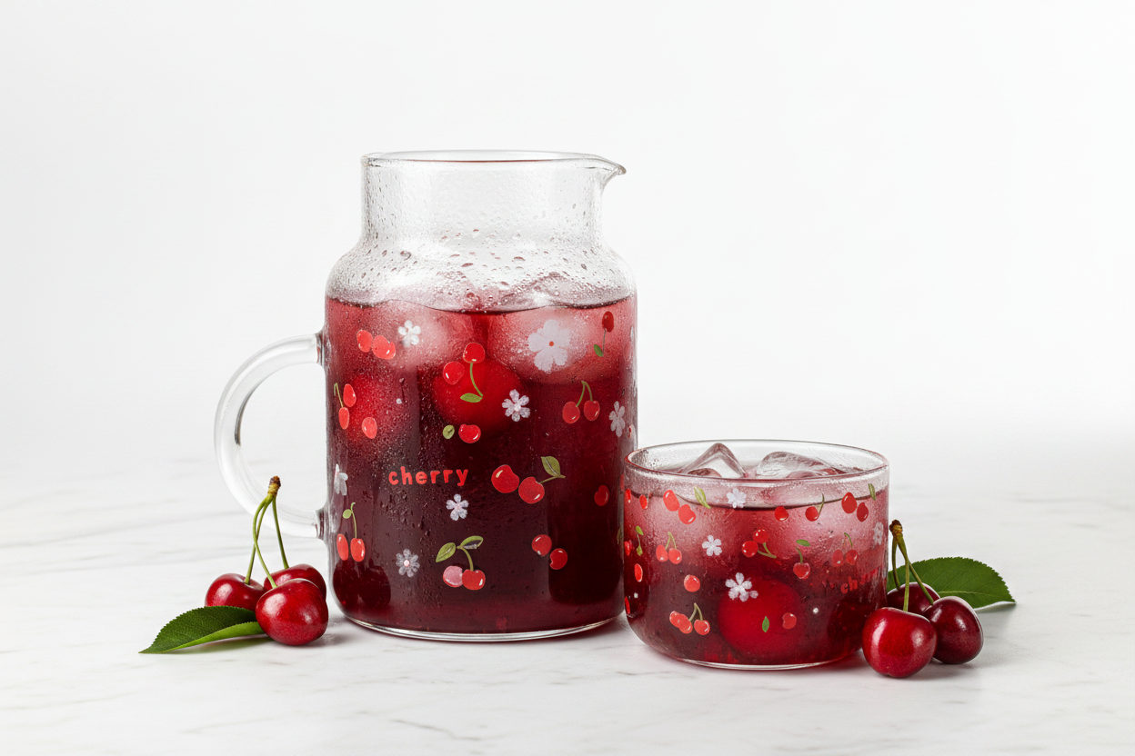 Cherry Juice Pitcher - Professional Photography