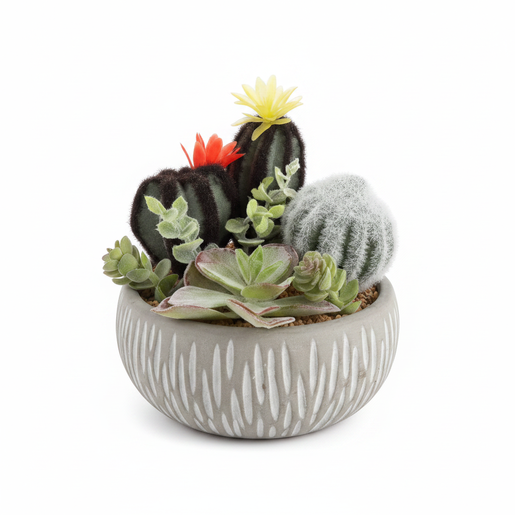 Close-up Cactus and Succulents