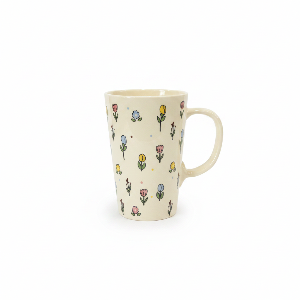 Floral Ceramic Mug 400ml