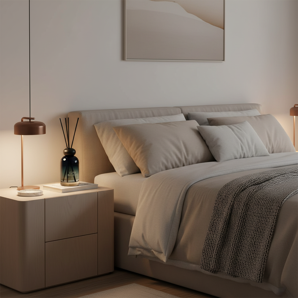 Cure Breath Blue - Bedroom Lifestyle