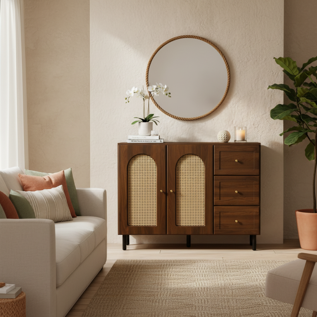 Dark Walnut Cabinet Lifestyle