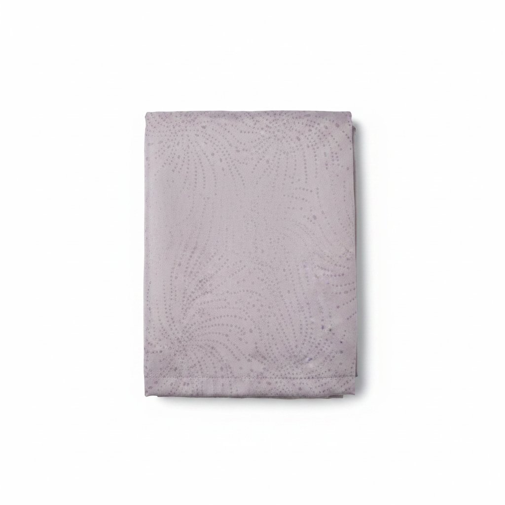 Dusty Mauve Dotted Shower Curtain
