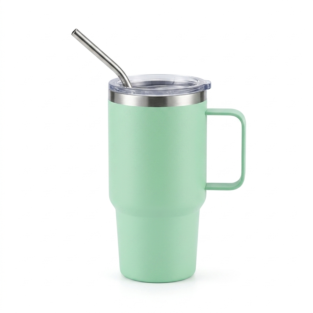 Mini Tumbler Mug with Straw 100ml