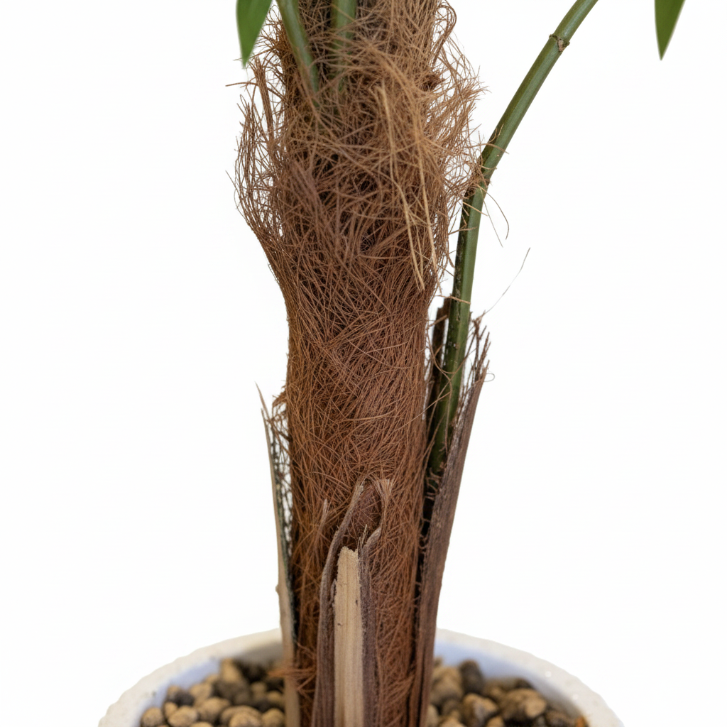 Fan Palm Trunk Close Up