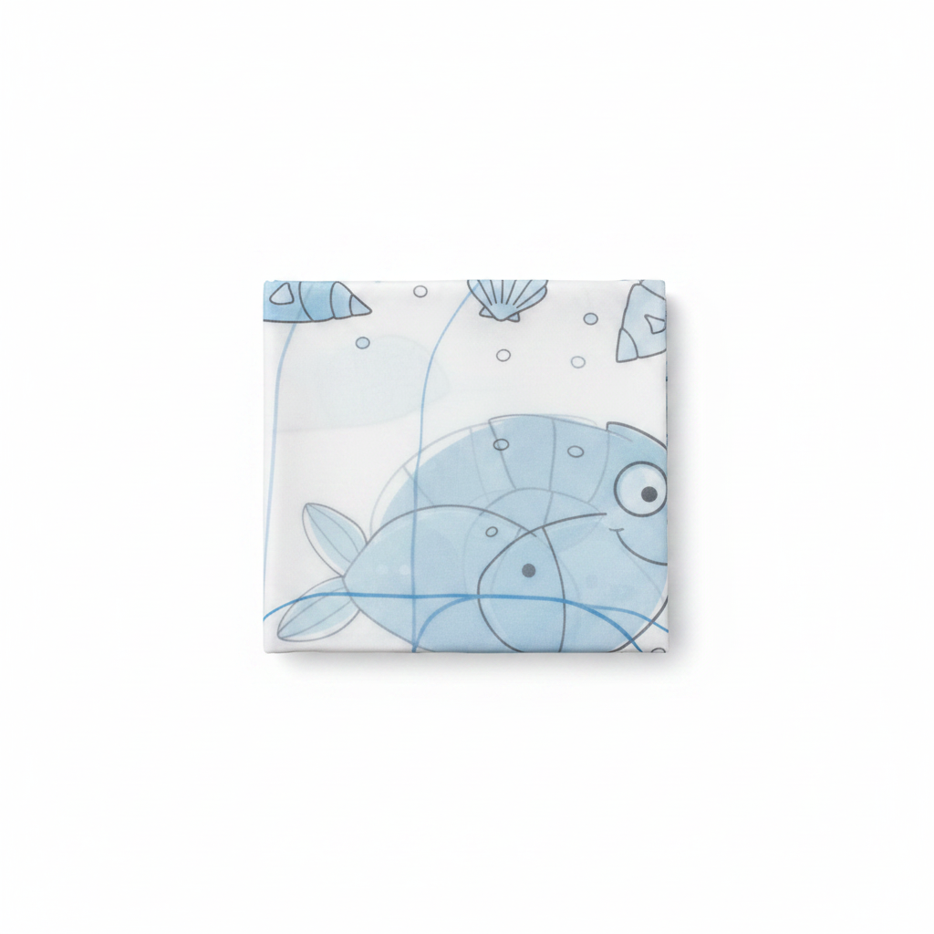 Fish and Shell Shower Curtain