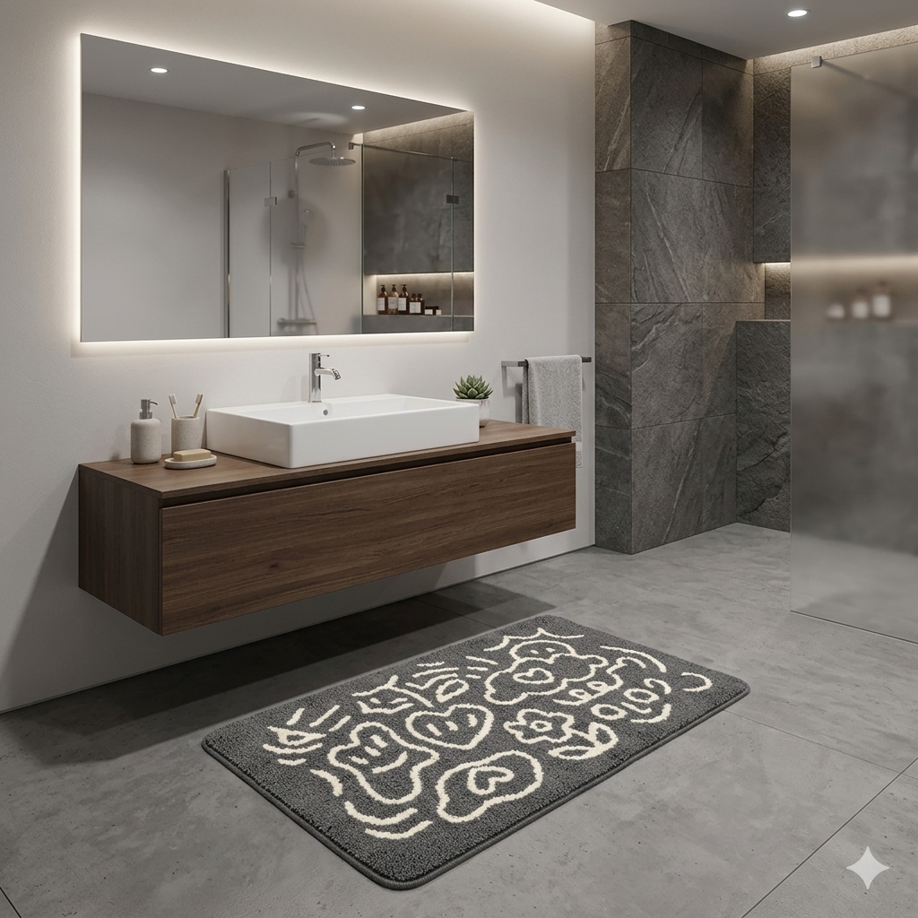 Bath Mat & Rug 50×80 cm