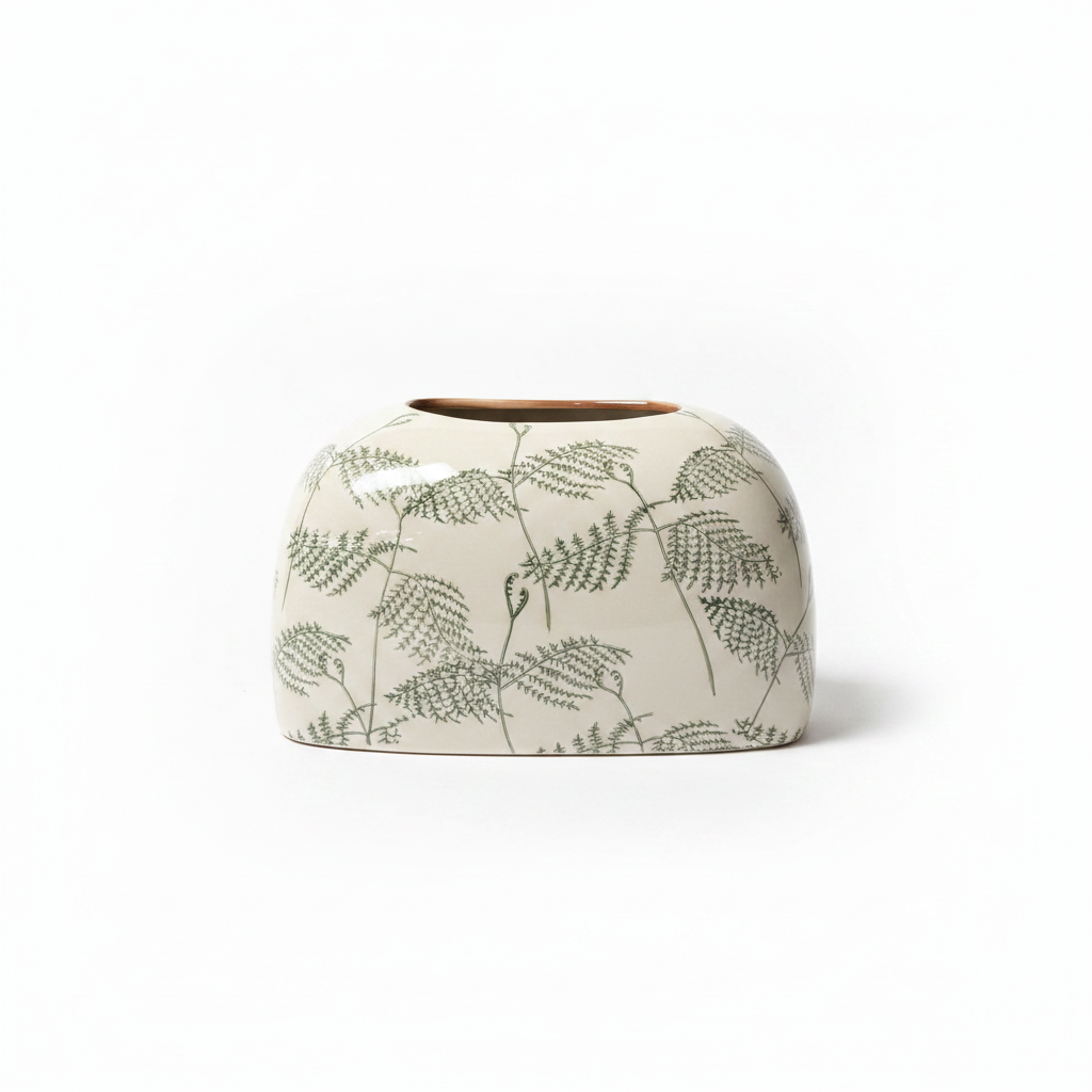 Flat Wide Vase