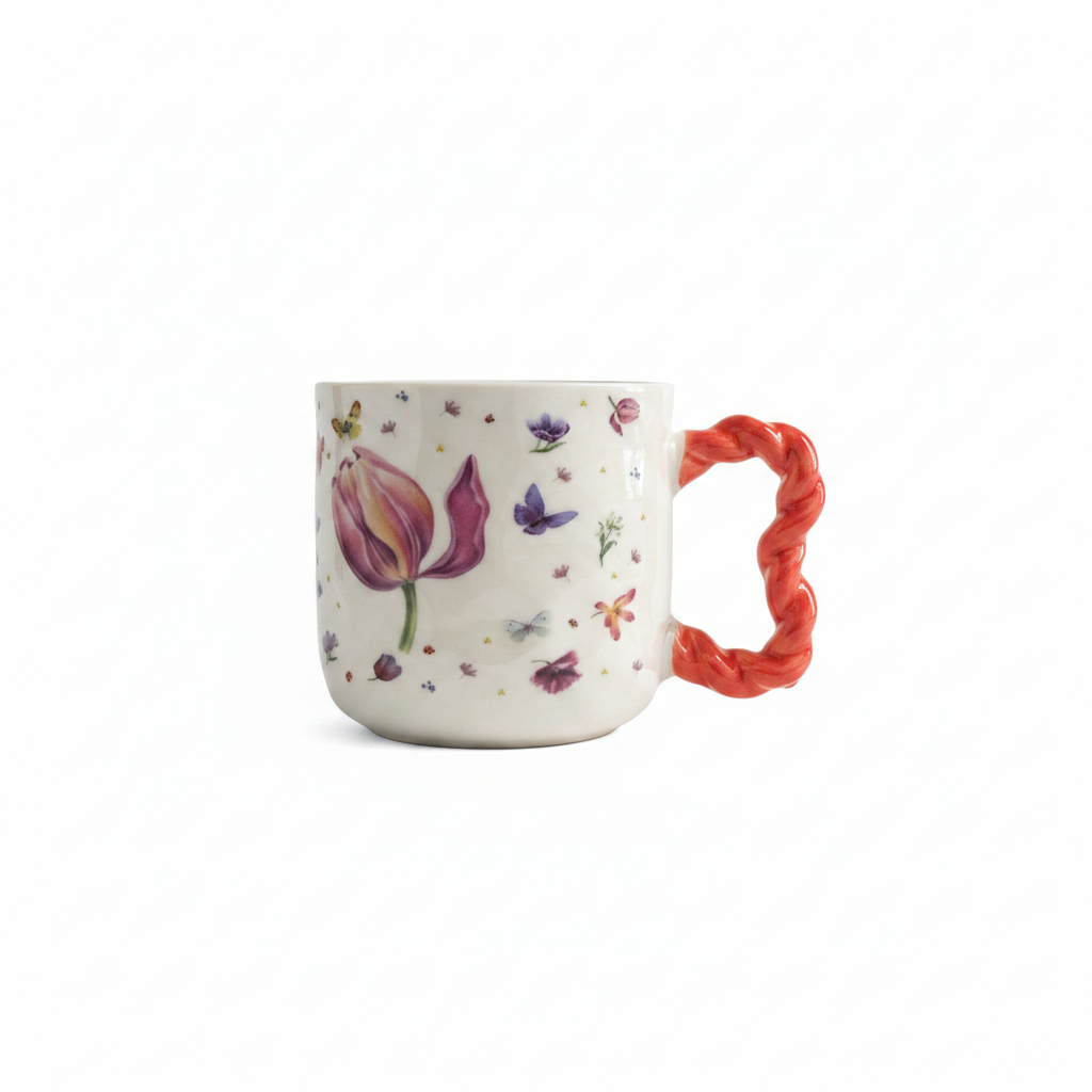 Floral Butterfly Mug