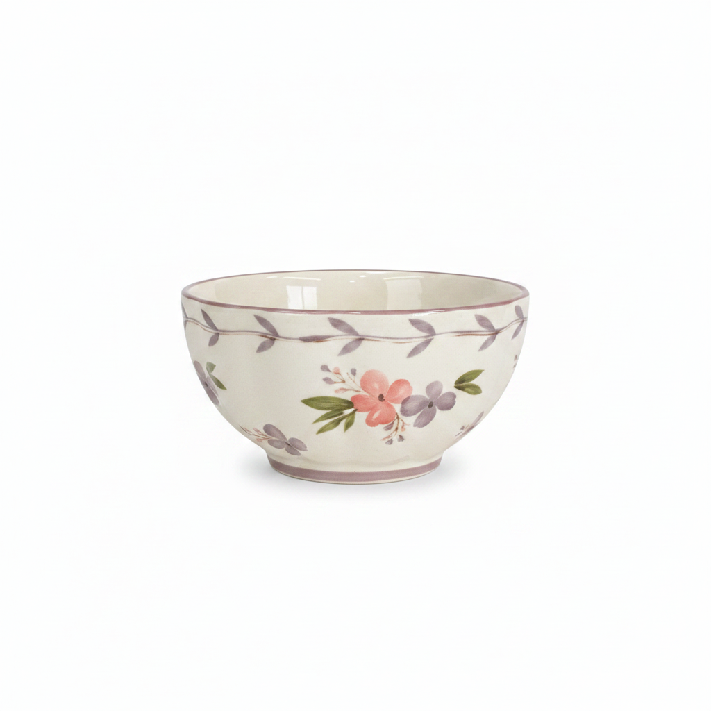 Floral Ceramic Bowl