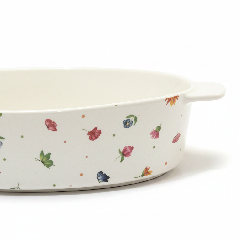 Floral Ceramic Close-up