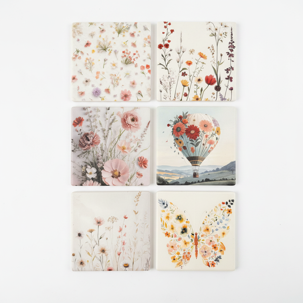 Floral Coasters