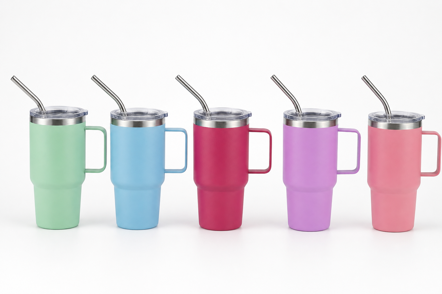 Mini Tumbler Mug with Straw 100ml