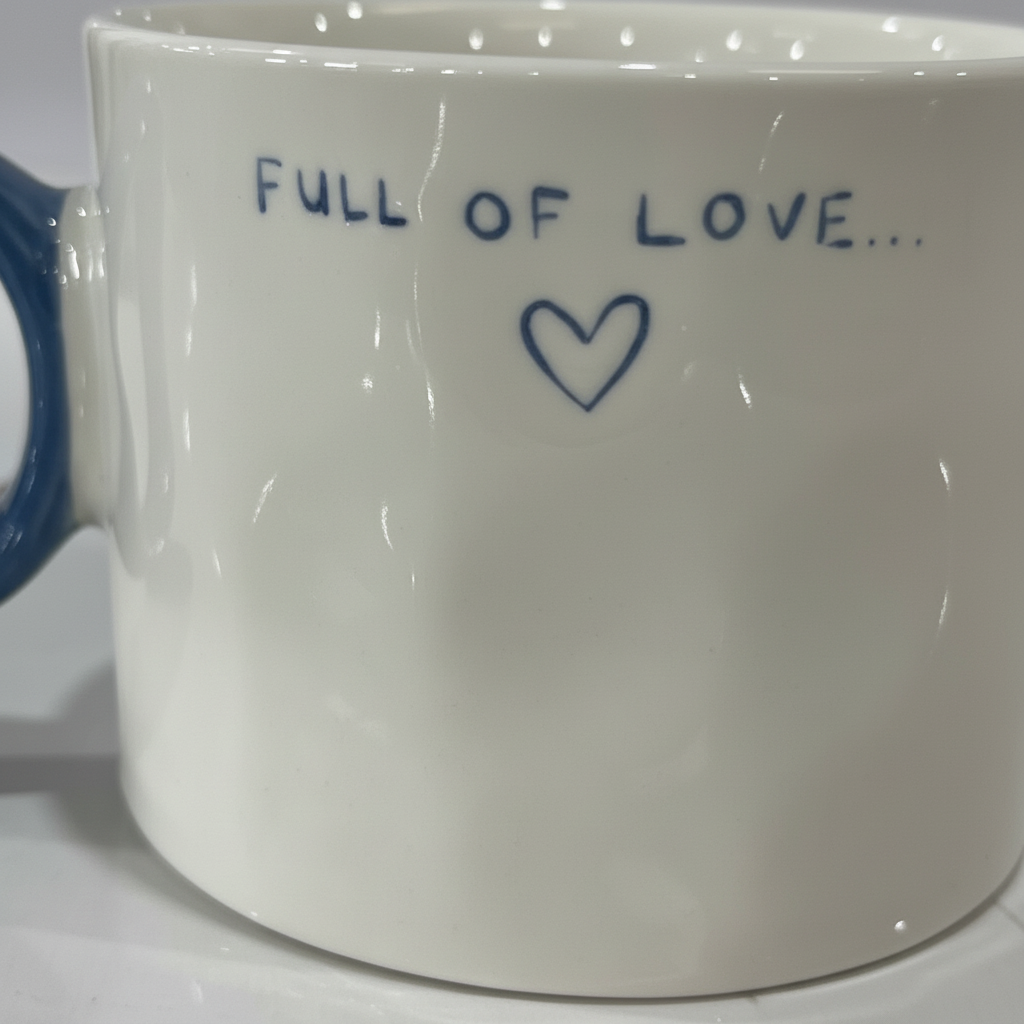 Full of Love Mug Ultra Close-up