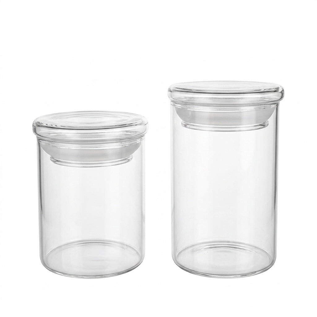 Glass Jar with Glass Lid