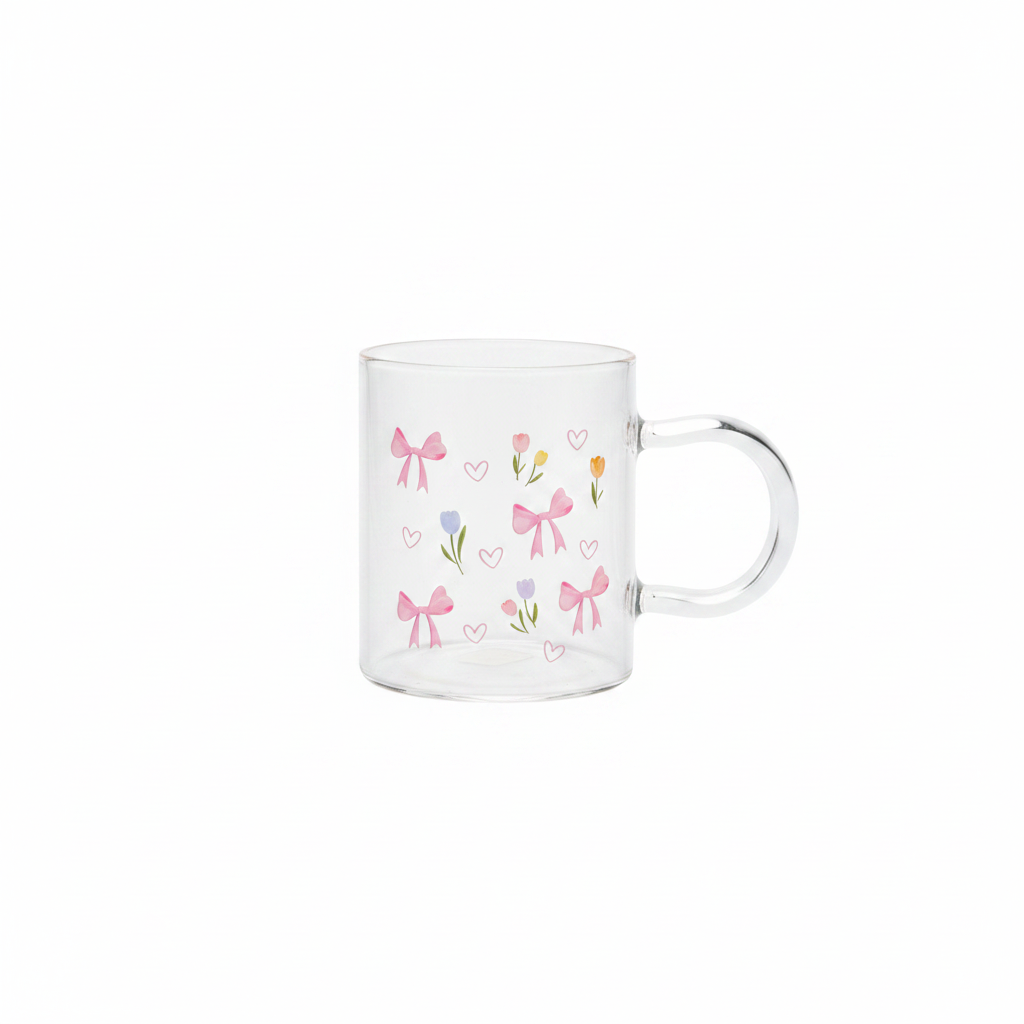 Printed Glass Cup 250ml