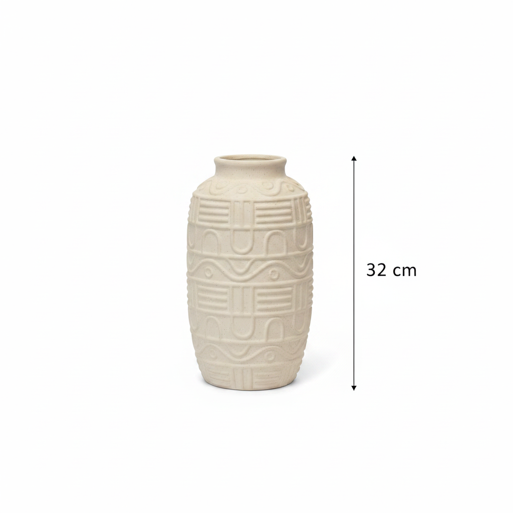 Geometric Vase 32cm Measurement