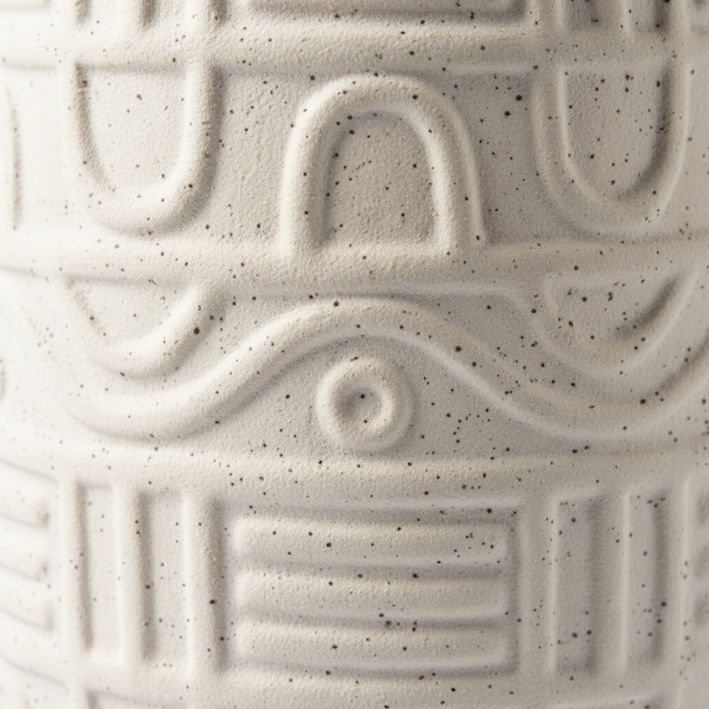 Geometric Vase Close-up